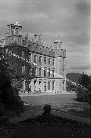 BORRIS HOUSE WEST FRONT FROM ROCKERY